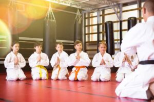 How can older jiu-jitsu practitioners inspire children?