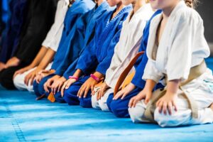 How does the mental development of children who practice jiu-jitsu occur?