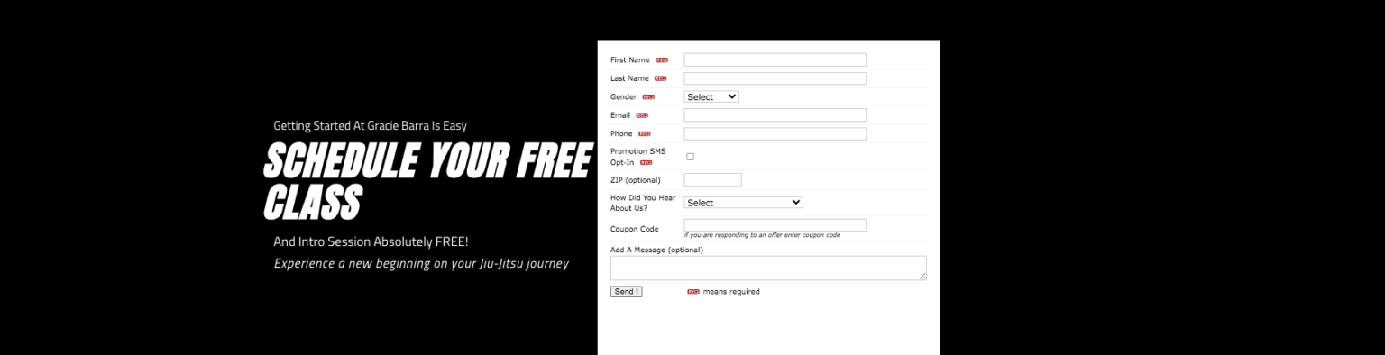 Getting Started At Gracie Barra Is Easy SCHEDULE YOUR FREE CLASS And ...